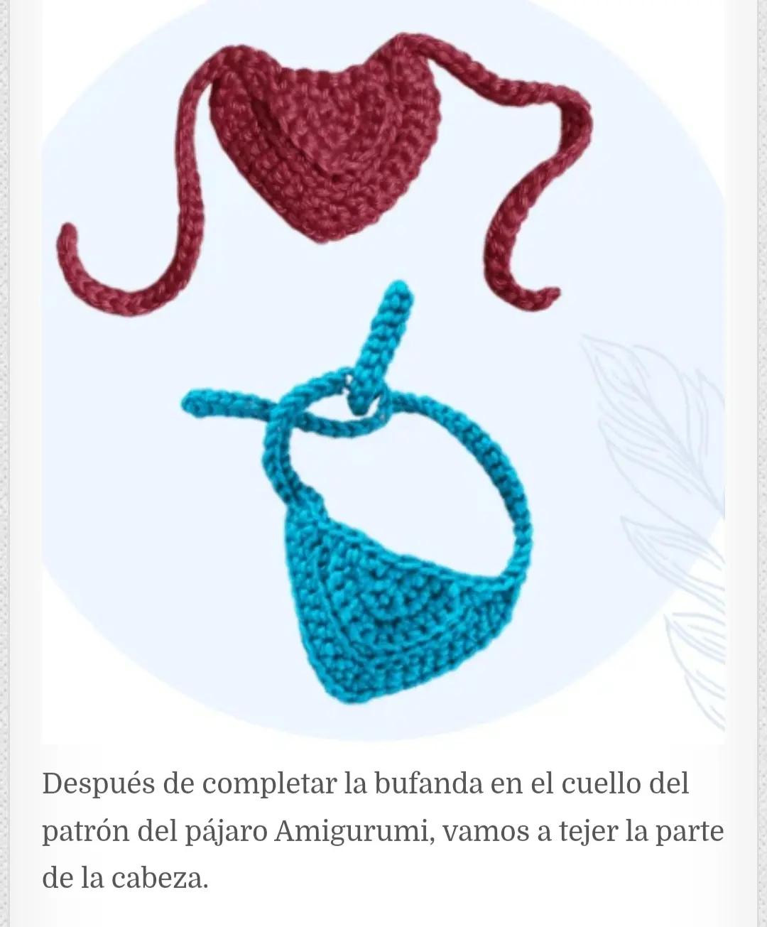 Patrón de Ganchillo para Pájaro Amigurumi con Bufanda y Gorro