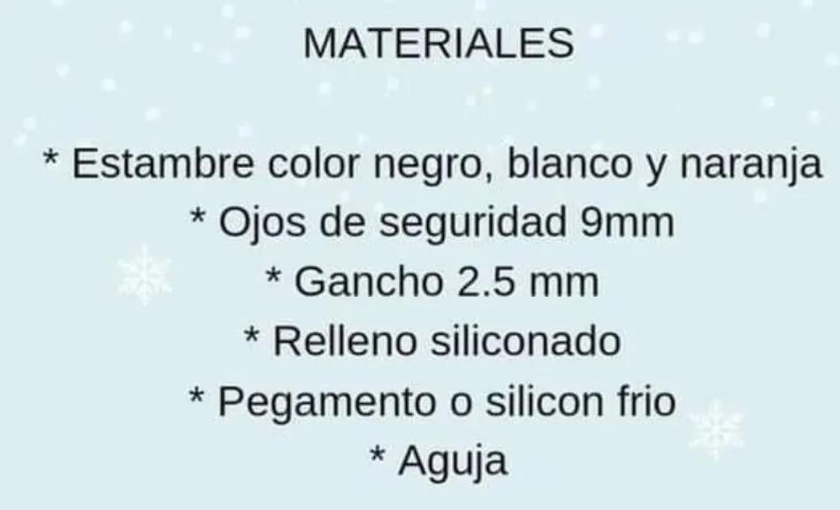 Patrón de ganchillo para pingüino amigurumi con instrucciones paso a paso y materiales