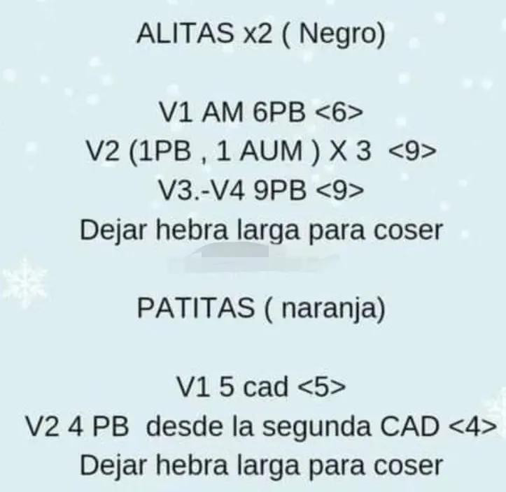 Patrón de ganchillo para pingüino amigurumi con instrucciones paso a paso y materiales
