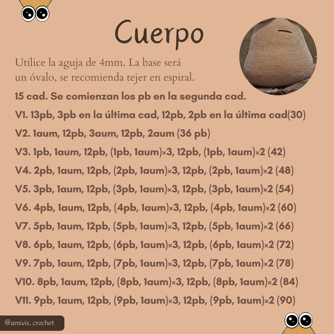 Patrón de ganchillo Pou triste