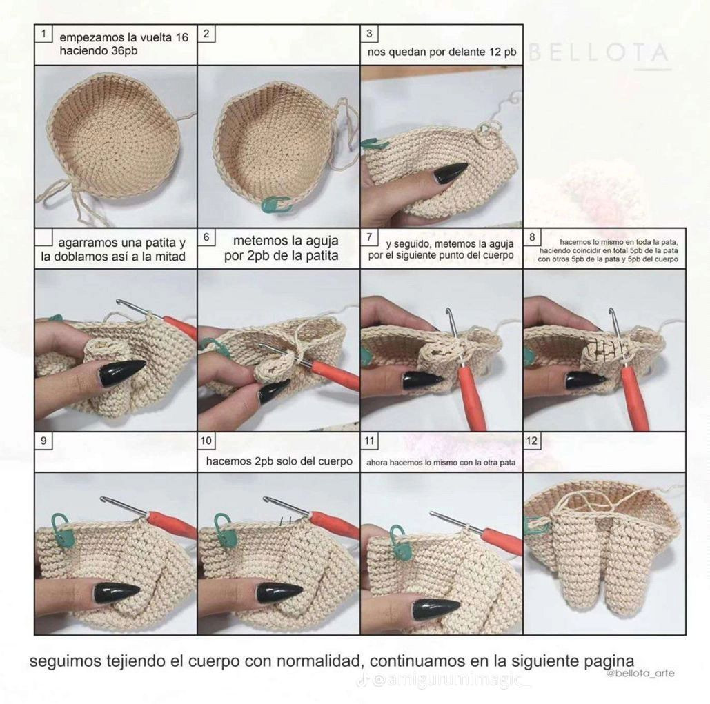 Patrón de Gato Amigurumi en Crochet: Tutorial Paso a Paso