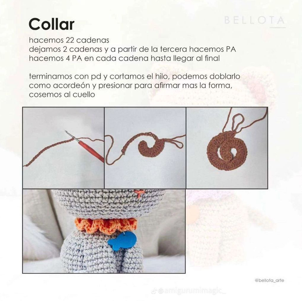 Patrón de Gato Amigurumi en Crochet: Tutorial Paso a Paso