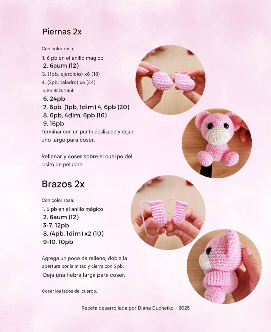 Patrón de gusano rosa con corazón vibrador