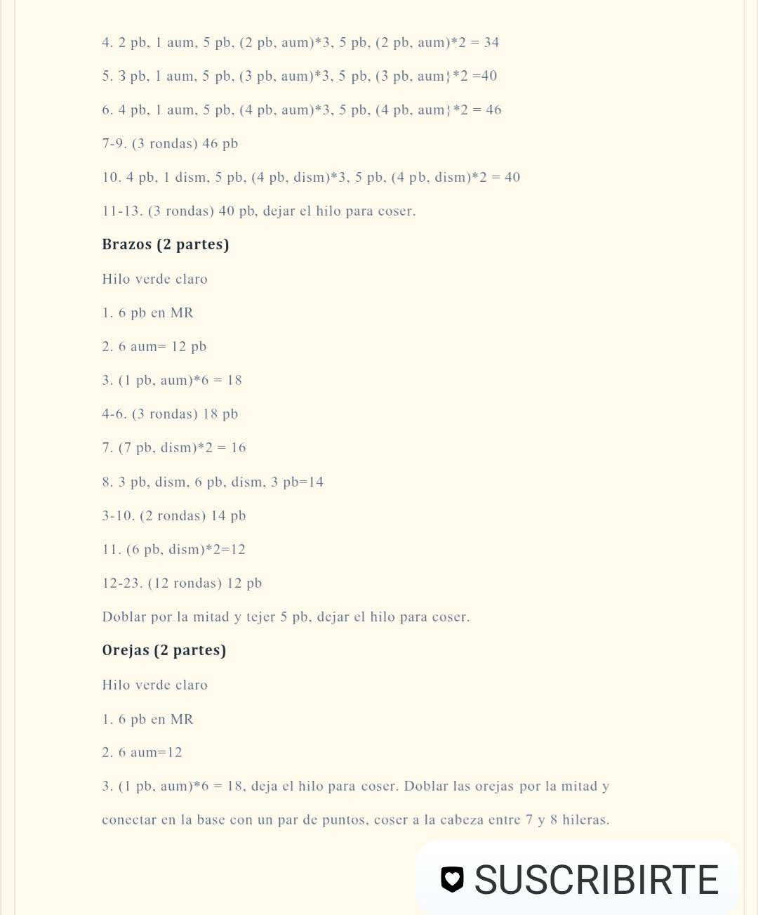 Patrón de Hipopótamo Amigurumi Mochado Gratis en Español