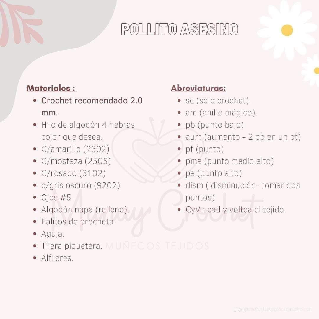 Patrón de Móc Len: Pollito Asesino