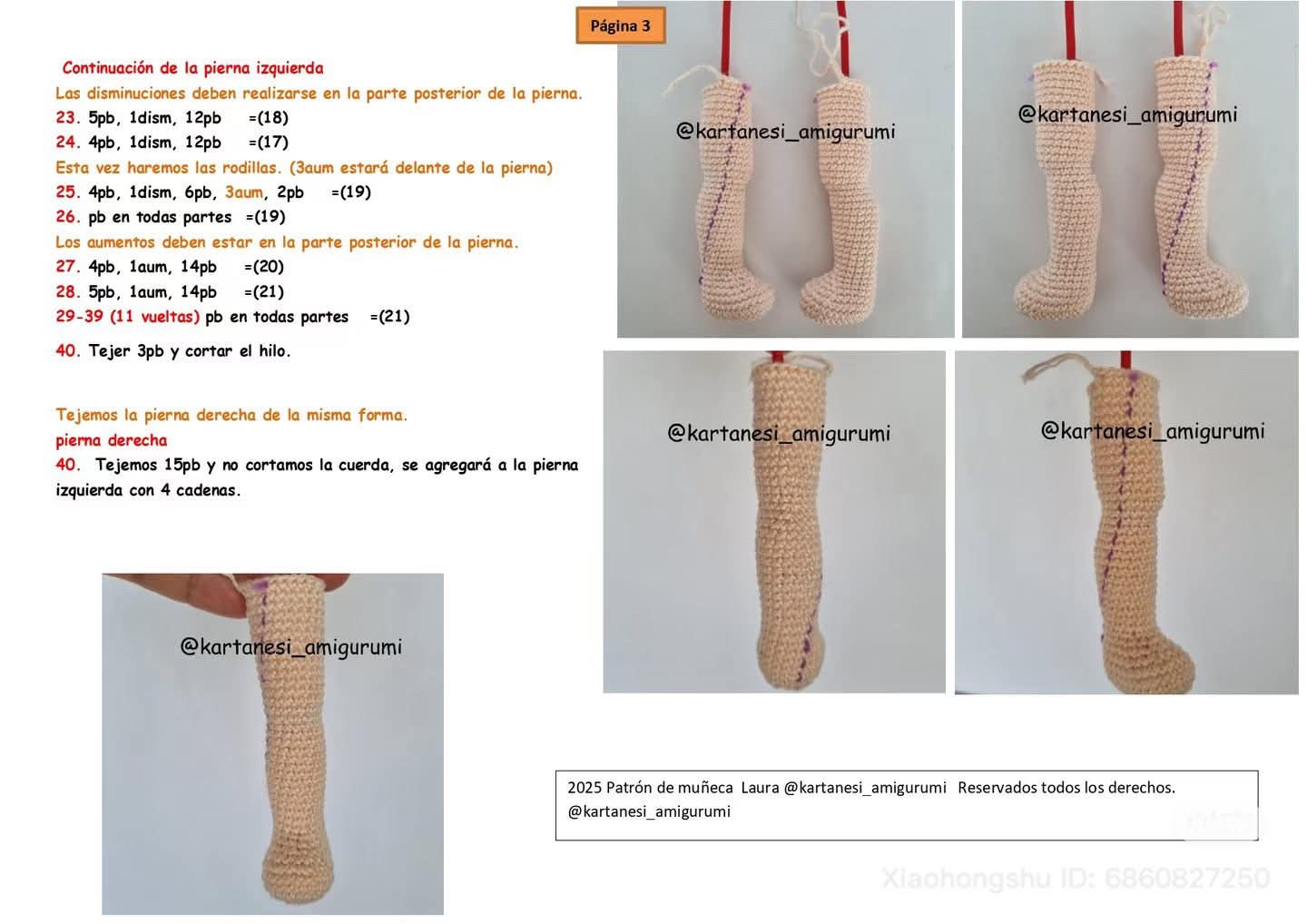 Patrón de muñeca Laura: Búp bê móc len công chúa biển