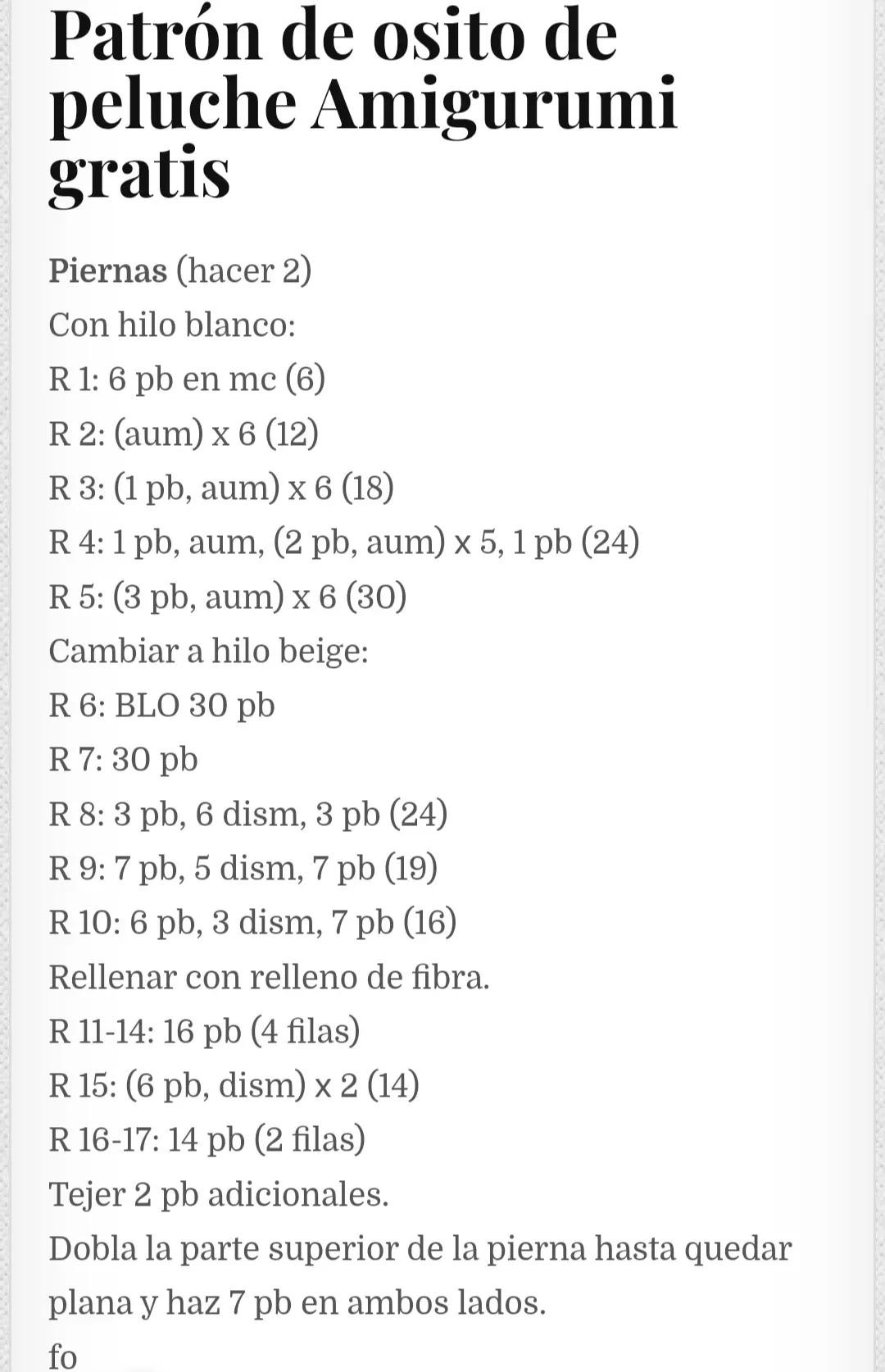 Patrón de osito de peluche Amigurumi gratis con hilo Himalaya Dolphin Baby y YarnArt Jeans