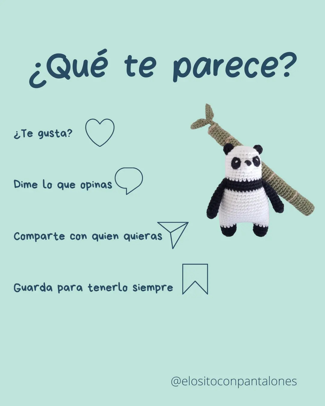 Patrón de Oso Panda Amigurumi: Guía completa paso a paso con materiales y abreviaturas