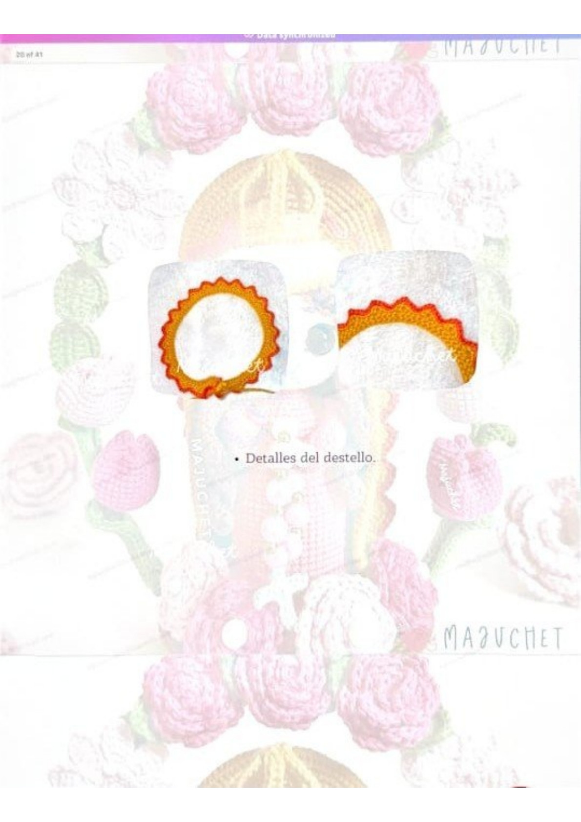 Patrón de pago: Amigurumi Virgen de Guadalupe con rosas