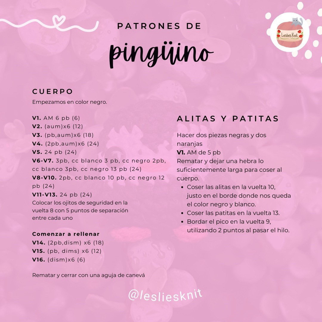 Patrón de Pingüino Amigurumi: Tutorial Paso a Paso para Móc Len Fácil y Rápido