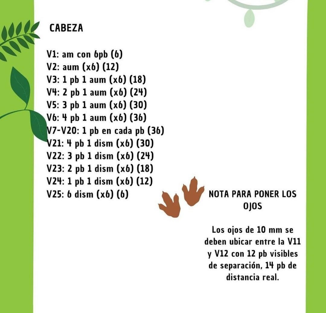 Patrón Dino Amor: Guía paso a paso para crochet amigurumi