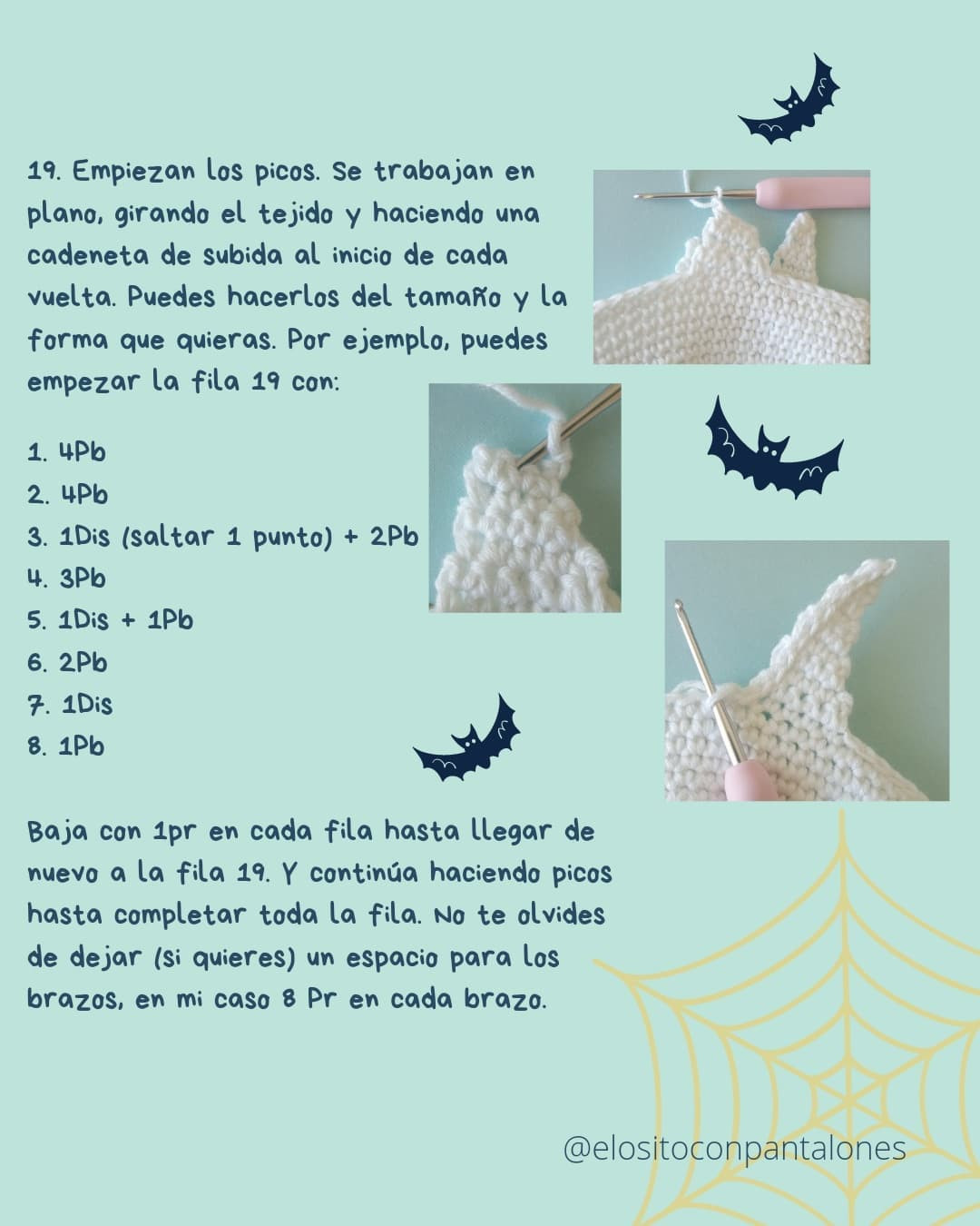 Patrón Disfraz Fantasma para Osito Marrón - Tutorial Paso a Paso Halloween