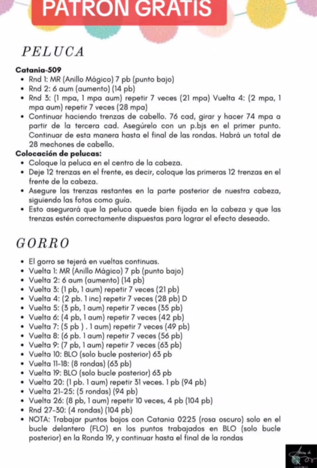 Patron Gratis Amigurumi Barbie: Guía de materiales, abreviaturas y instrucciones paso a paso para manos, piernas y cuerpo