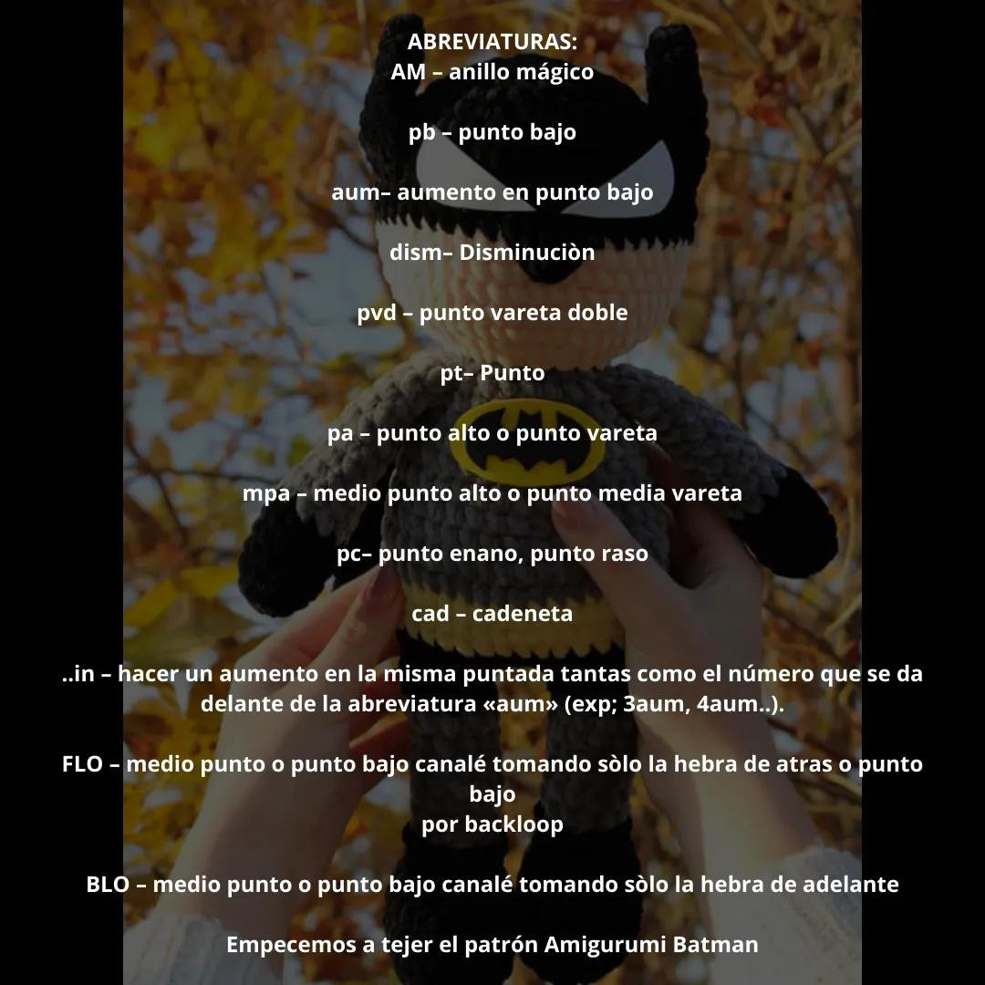 Patrón Gratis Amigurumi Batman: Guía de Crochet Paso a Paso