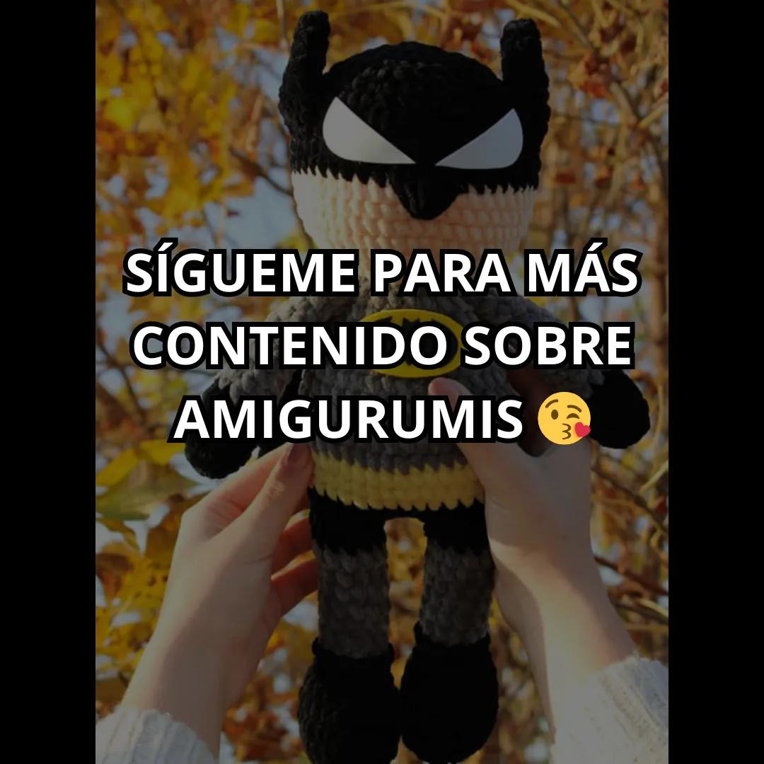 Patrón Gratis Amigurumi Batman: Guía de Crochet Paso a Paso