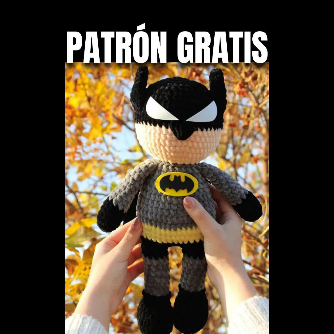 Patrón Gratis Amigurumi Batman: Guía de Crochet Paso a Paso