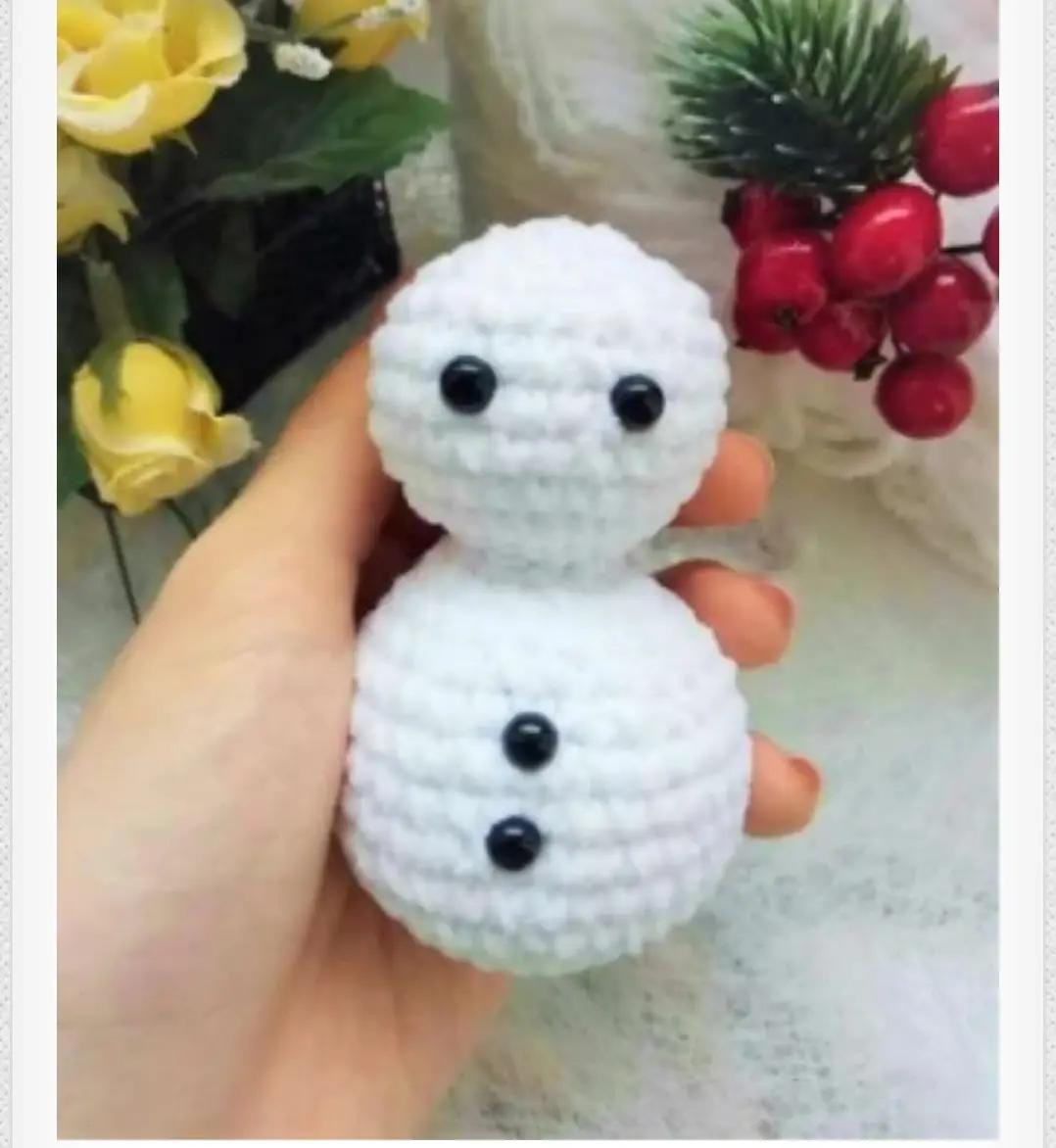 Patrón Gratis Amigurumi Bebé Muñeco De Nieve