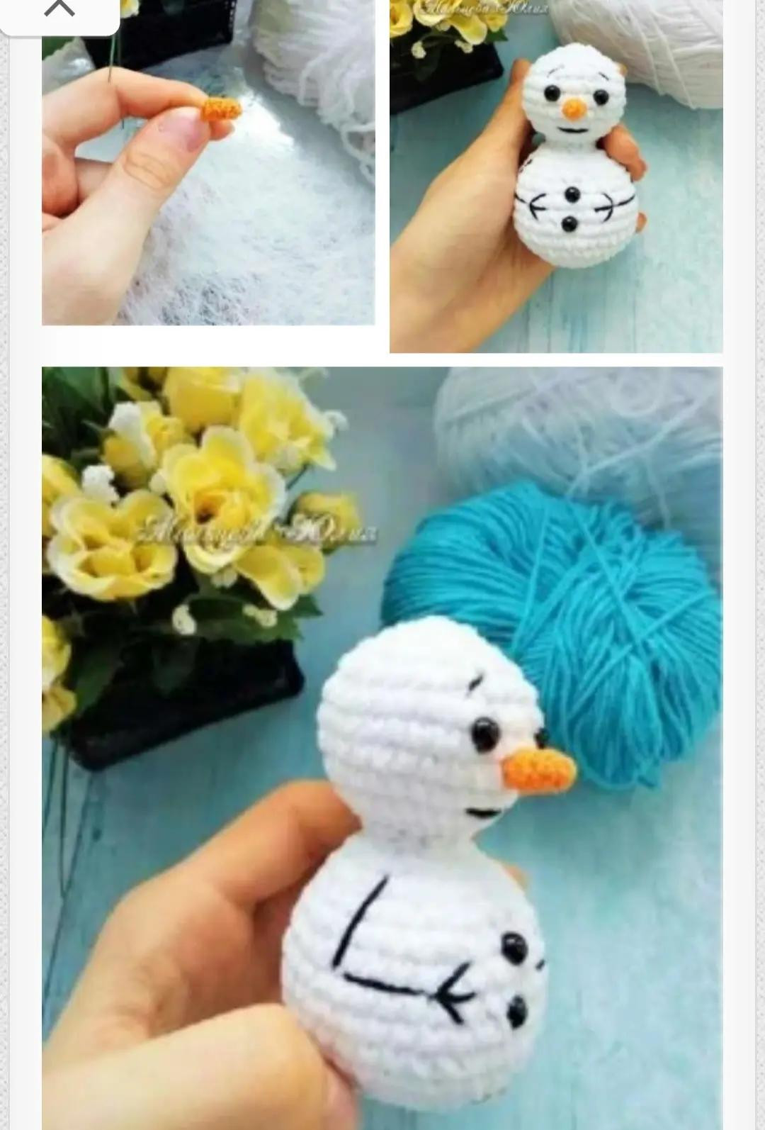 Patrón Gratis Amigurumi Bebé Muñeco De Nieve