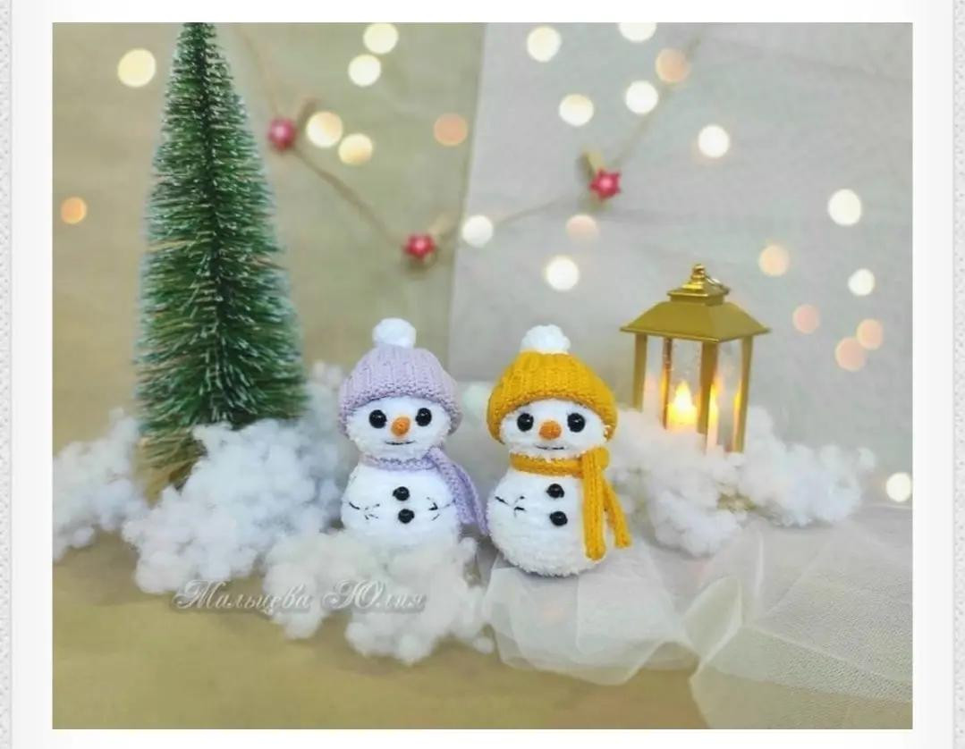 Patrón Gratis Amigurumi Bebé Muñeco De Nieve