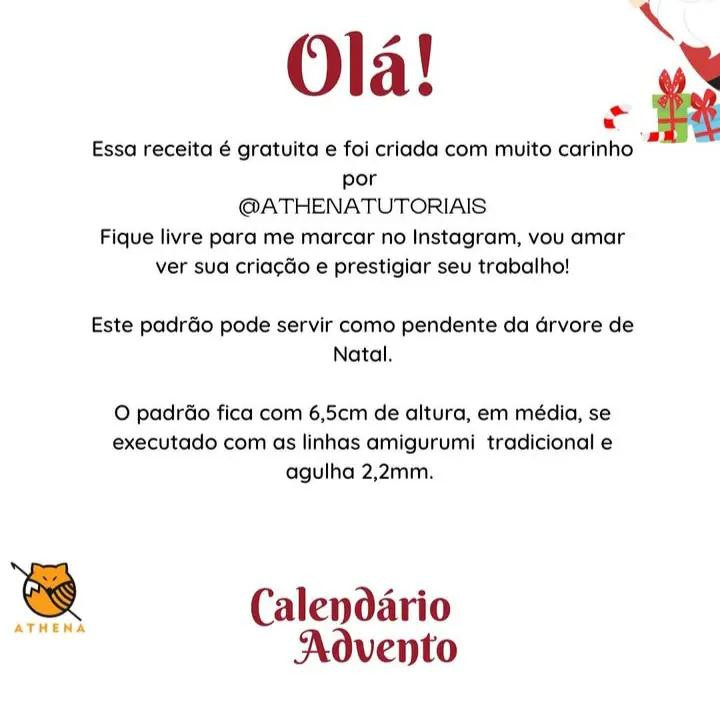 Patrón Gratis Amigurumi Cabeza de Reno para Calendario de Adviento