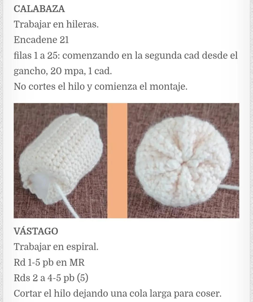 Patrón gratis Amigurumi Caracol Calabaza: Tutorial paso a paso para tejer un caracol con caparazón de calabaza naranja