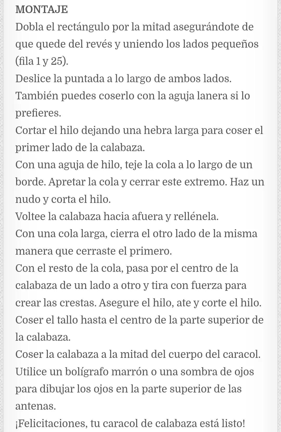 Patrón gratis Amigurumi Caracol Calabaza: Tutorial paso a paso para tejer un caracol con caparazón de calabaza naranja