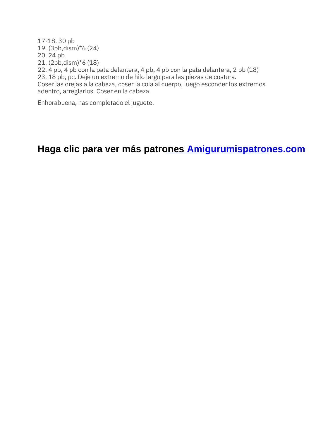 Patrón Gratis Amigurumi Conejo Blanco Ellya