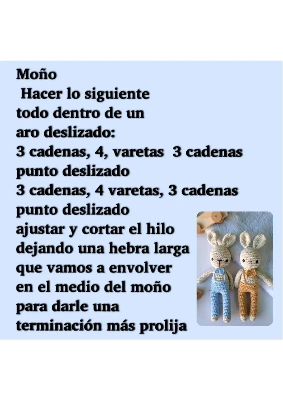 Patrón Gratis Amigurumi Conejo con Monedero