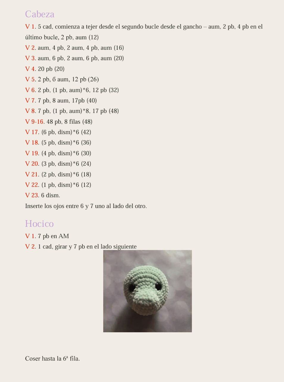 Patrón Gratis Amigurumi Dinosaurio Verde