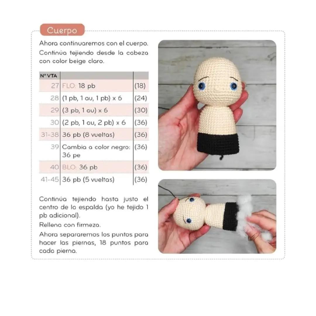 Patrón Gratis Amigurumi Elfa Dilara con Guía de Puntos