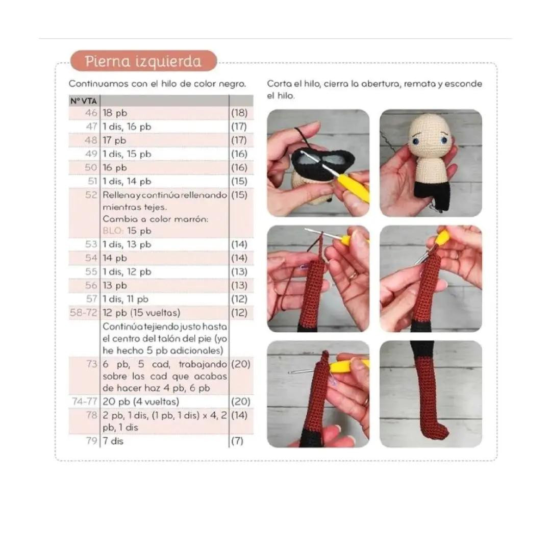Patrón Gratis Amigurumi Elfa Dilara con Guía de Puntos