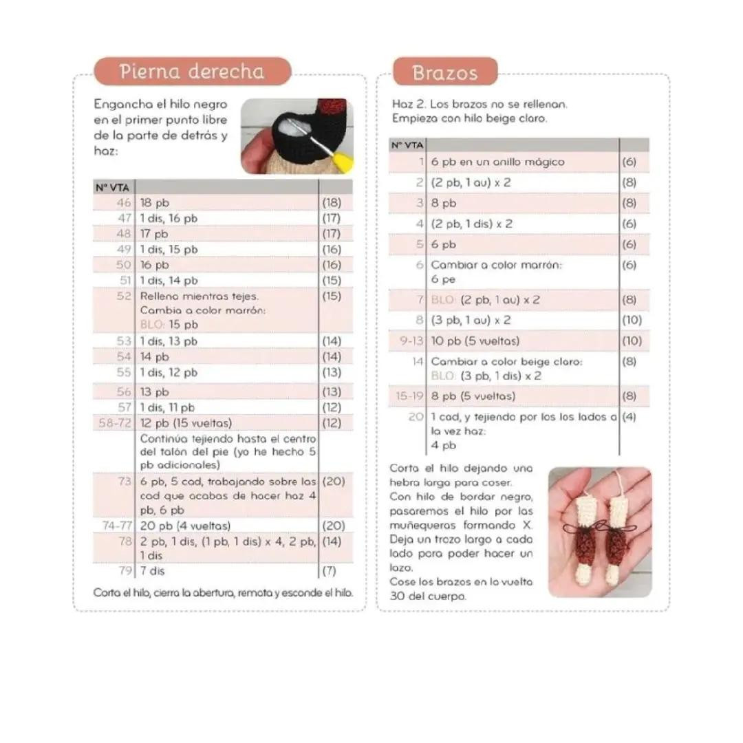 Patrón Gratis Amigurumi Elfa Dilara con Guía de Puntos