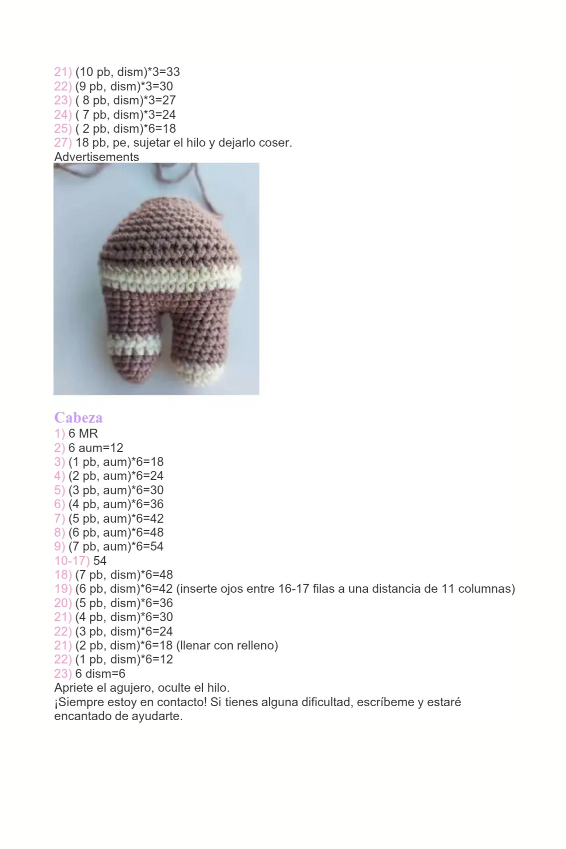 Patrón Gratis Amigurumi Galleta de Jengibre con Sombrero Verde