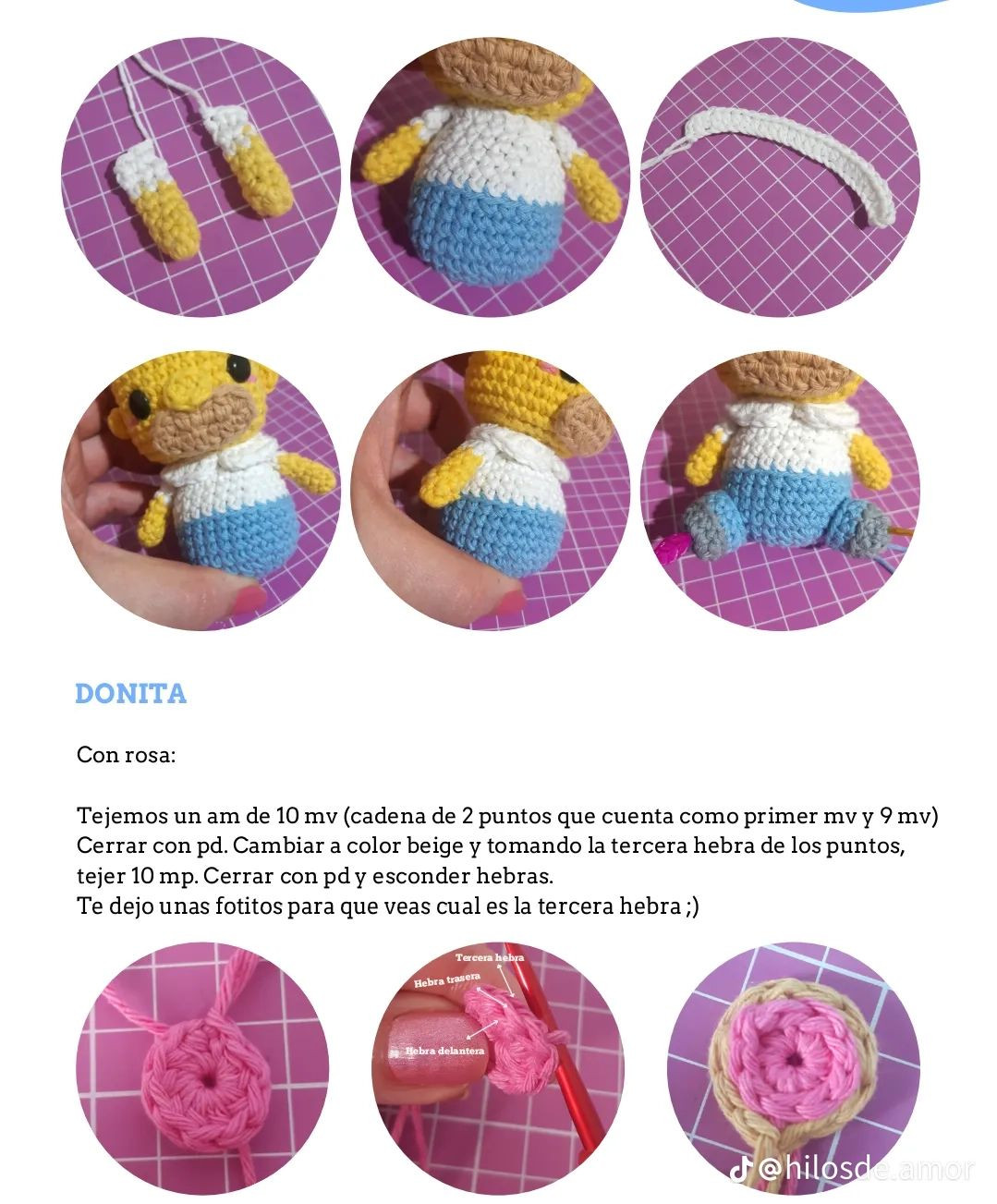 Patrón Gratis Amigurumi Homer Simpson Móc Len