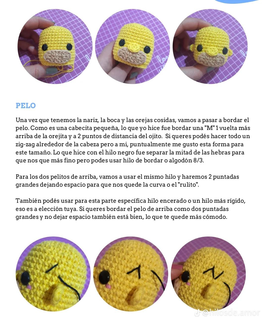 Patrón Gratis Amigurumi Homer Simpson Móc Len