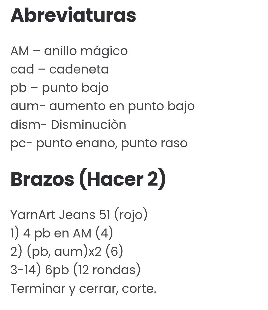 Patron gratis amigurumi Journey rojo y amarillo