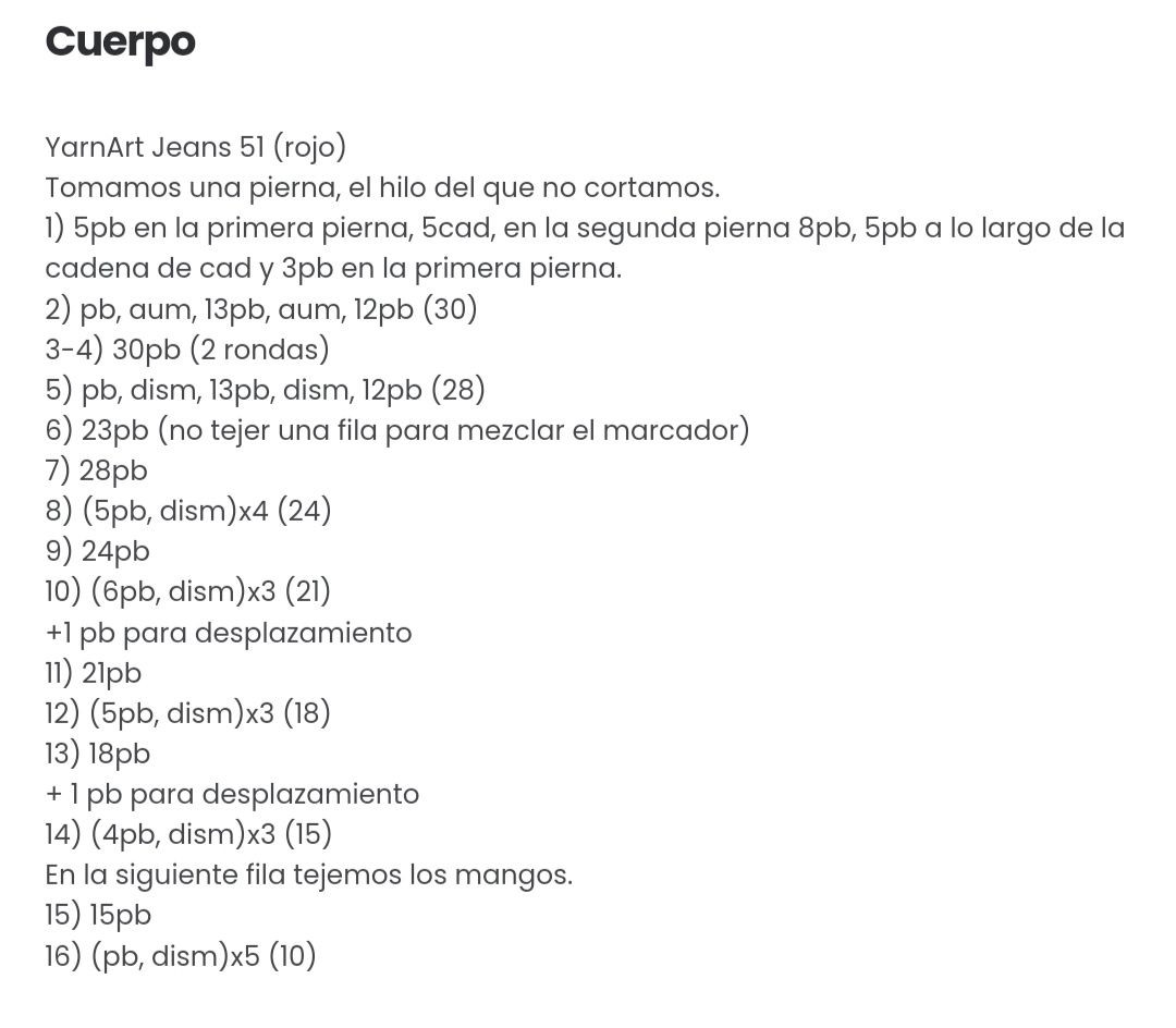 Patron gratis amigurumi Journey rojo y amarillo