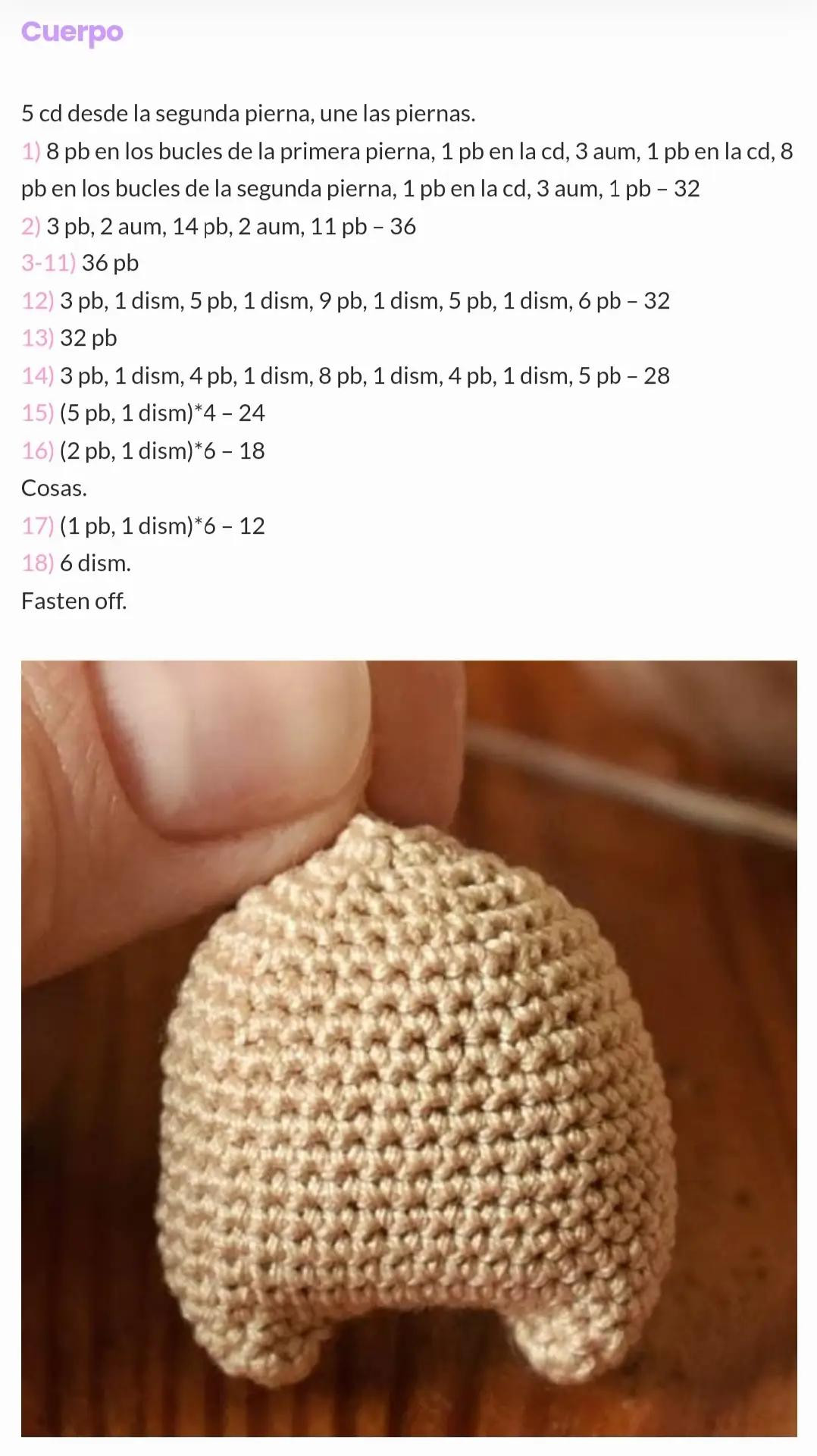 Patrón gratis amigurumi mandrágora tierna con hojas verdes