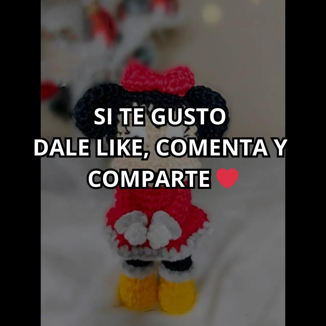 Patrón Gratis Amigurumi Minnie Mouse Crochet