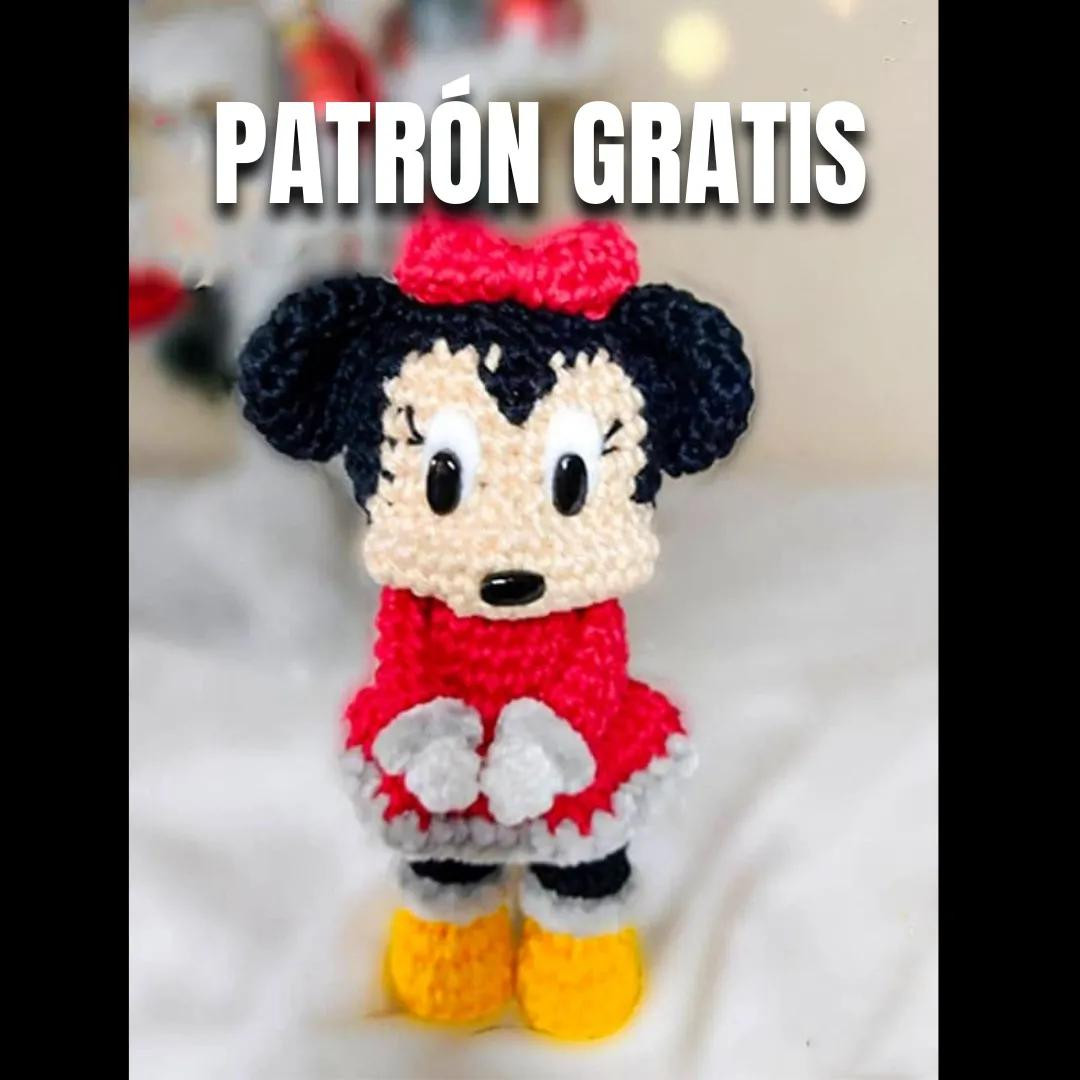 Patrón Gratis Amigurumi Minnie Mouse Crochet