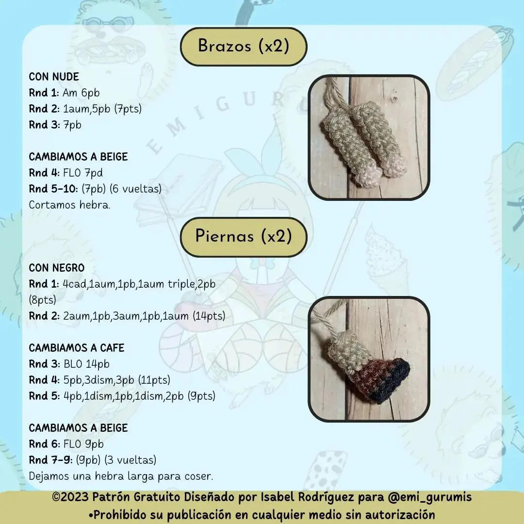 Patrón Gratis Amigurumi Nanami Kento Jujutsu Kaisen