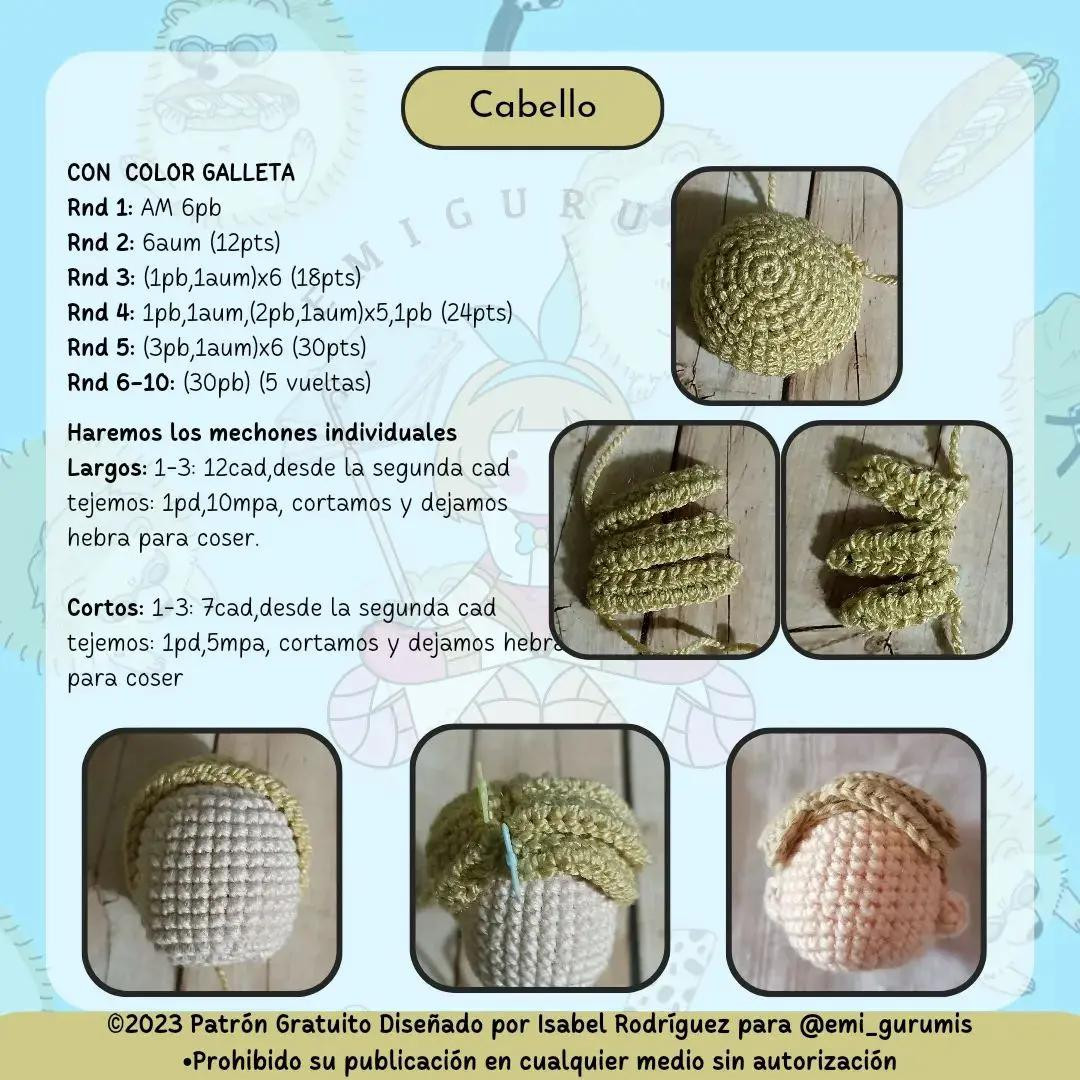 Patrón Gratis Amigurumi Nanami Kento Jujutsu Kaisen