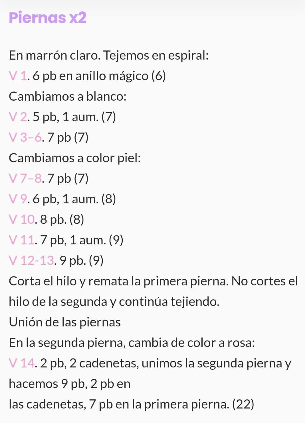 Patrón Gratis Amigurumi Nezuko Kamado