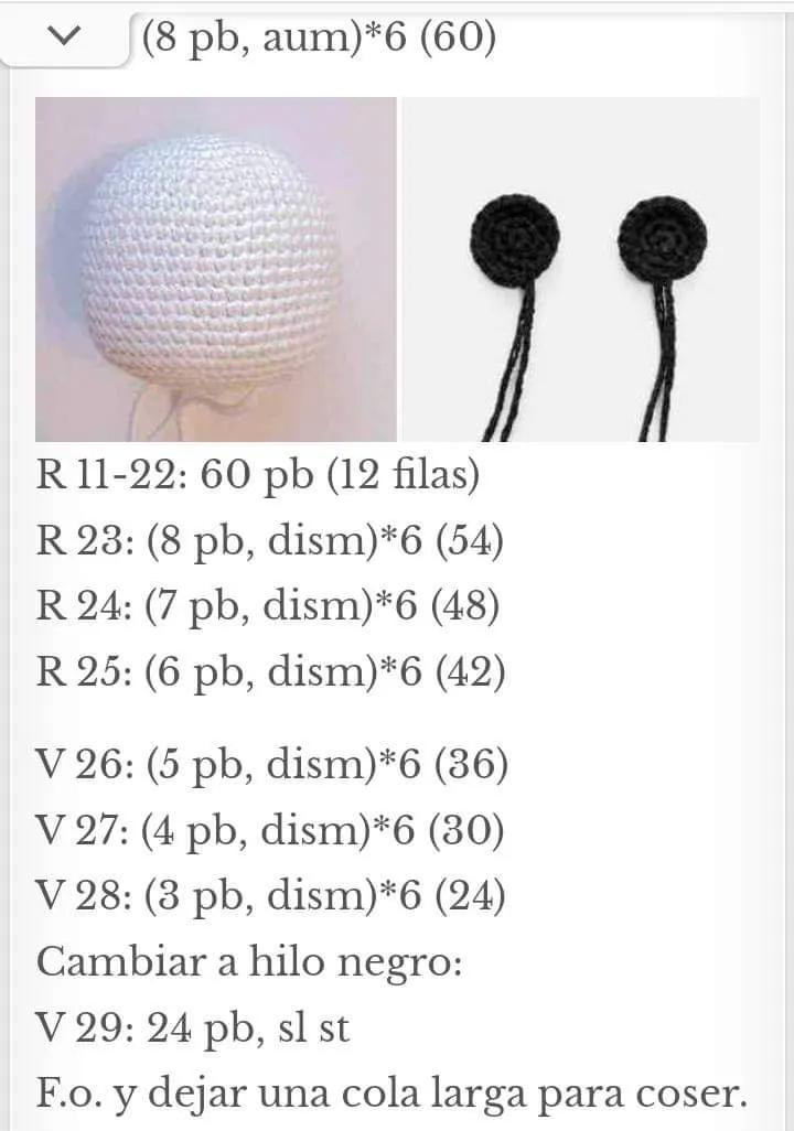 Patrón Gratis Amigurumi Panda A Ganchillo: Tutorial Paso a Paso