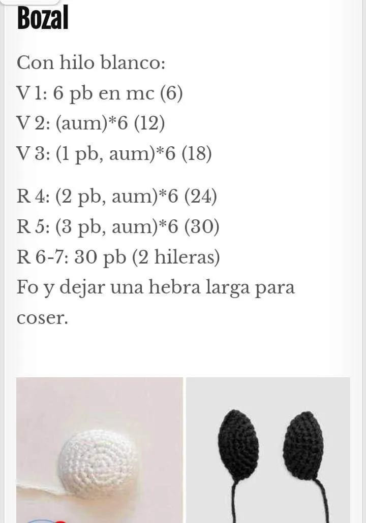 Patrón Gratis Amigurumi Panda A Ganchillo: Tutorial Paso a Paso