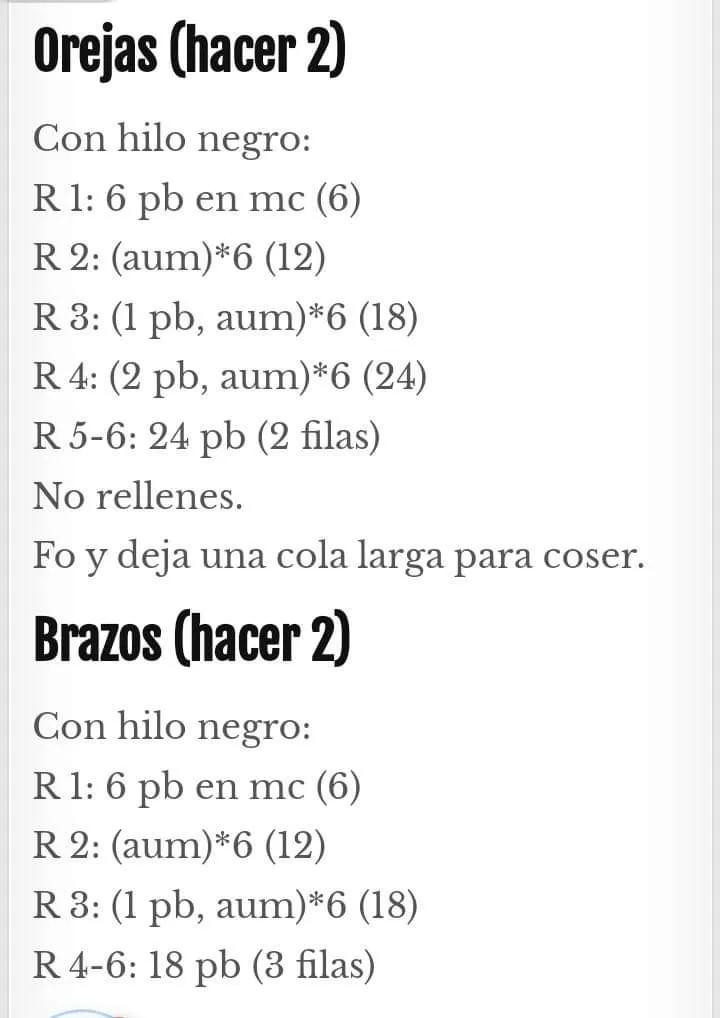 Patrón Gratis Amigurumi Panda A Ganchillo: Tutorial Paso a Paso