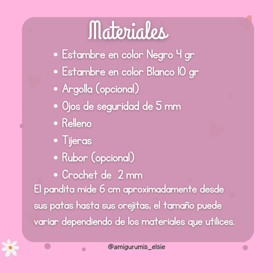 Patrón Gratis Amigurumi Pandita: Guía Paso a Paso y Materiales