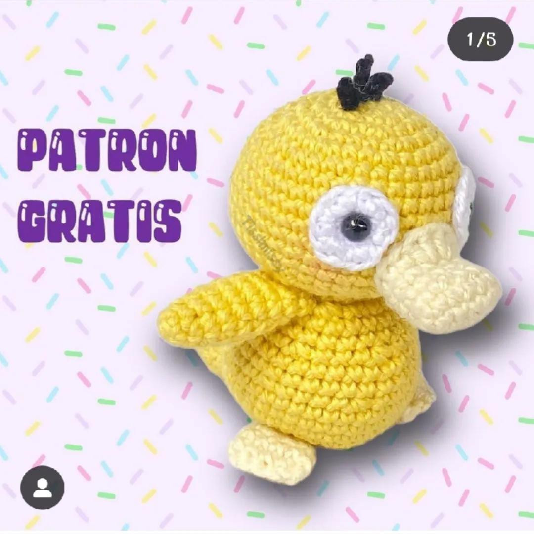 Patron Gratis Amigurumi Pato Amarillo TiSSimiSSy