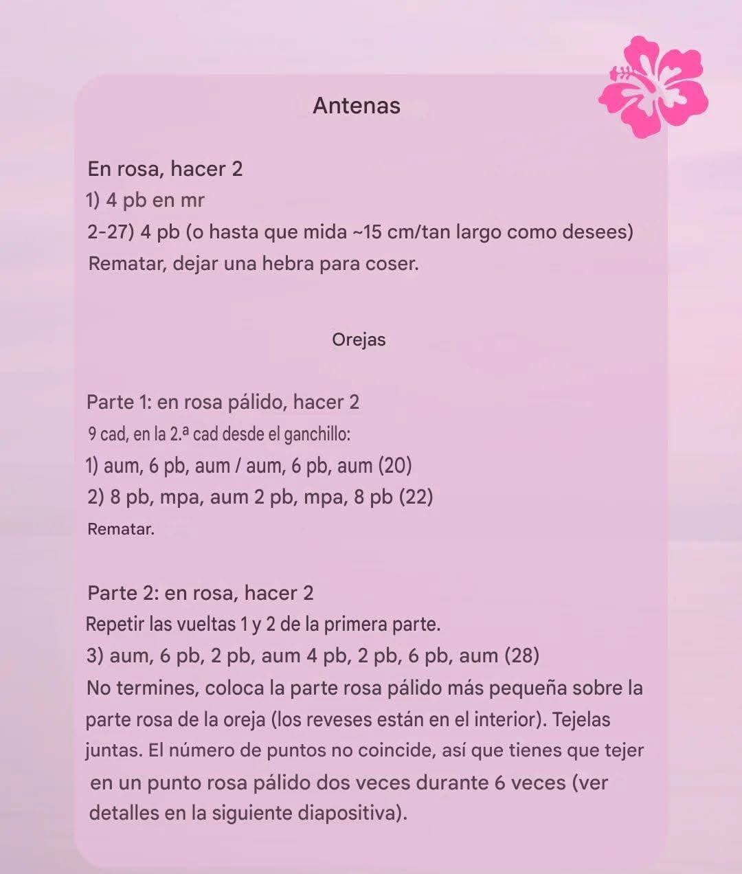 Patrón gratis amigurumi Pato rosa y morado chenilla
