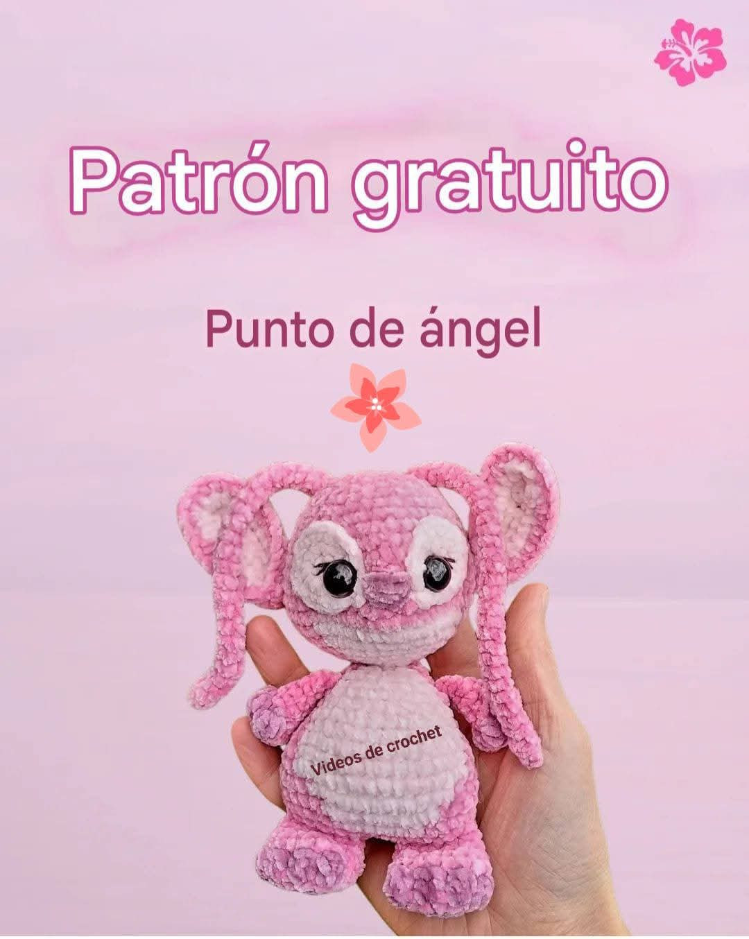 Patrón gratis amigurumi Pato rosa y morado chenilla